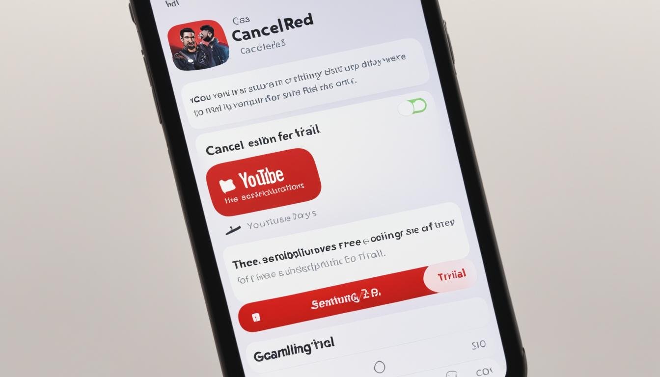 how to cancel youtube red free trial on iphone